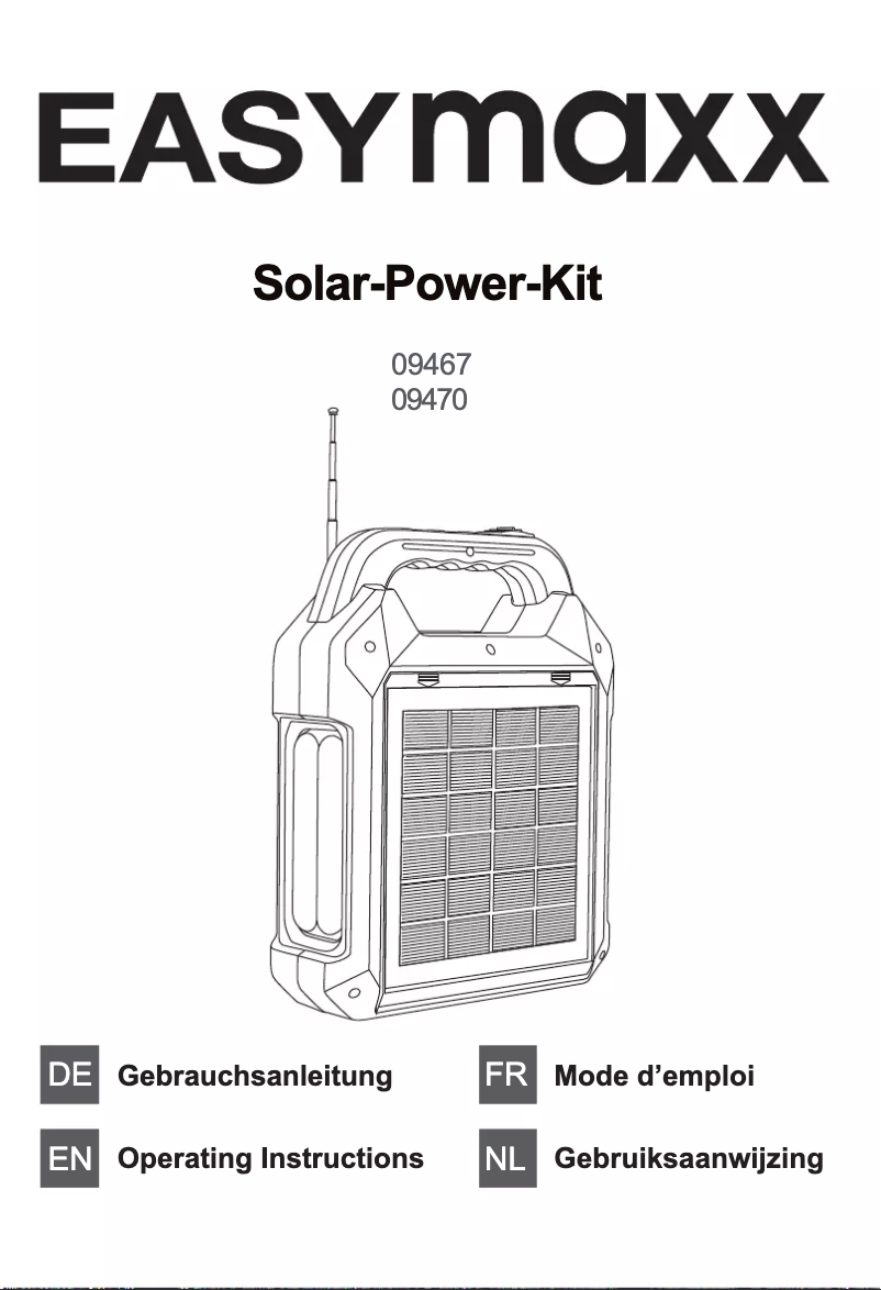 First page image of the manual for Solar-Power-Kit 09467