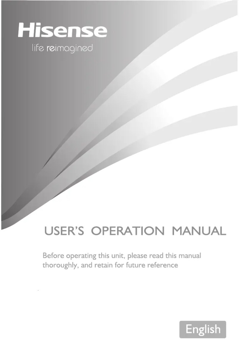 Page 1 of the manual User Manual Hisense RQ758N4SWF1