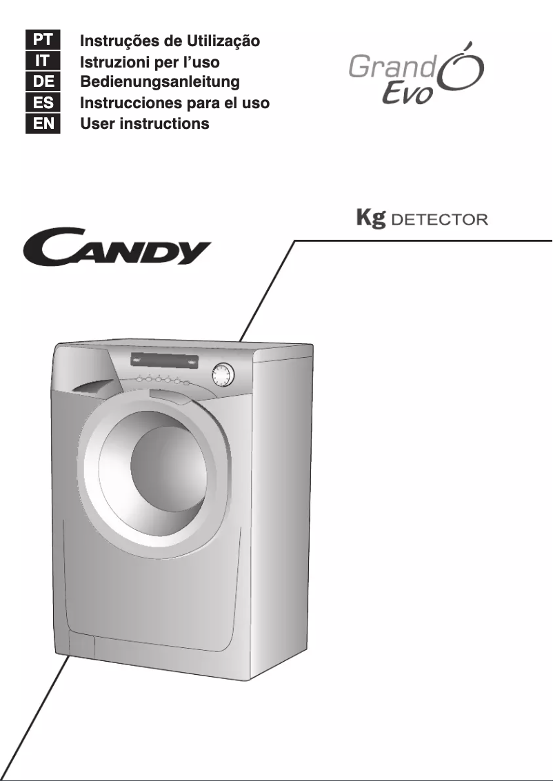 Page 1 of the manual User Manual Candy EVO 1283D3-S