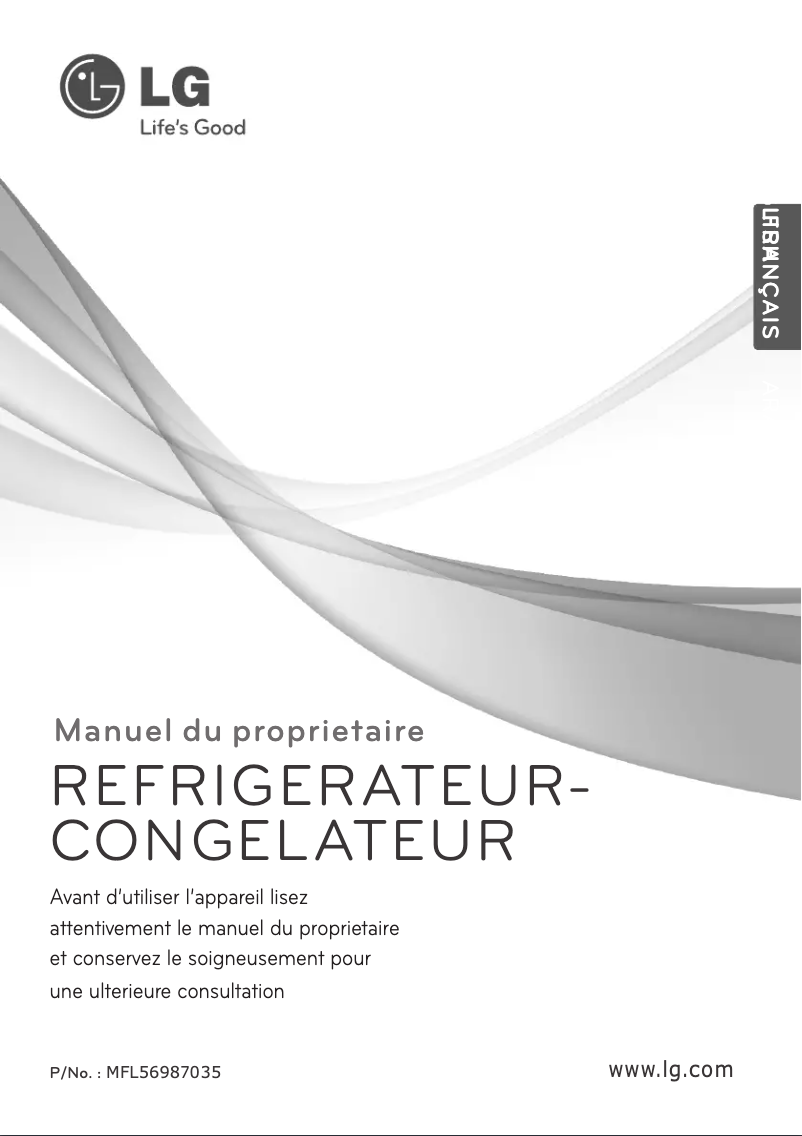 First page image of the manual for GR-V336RPC