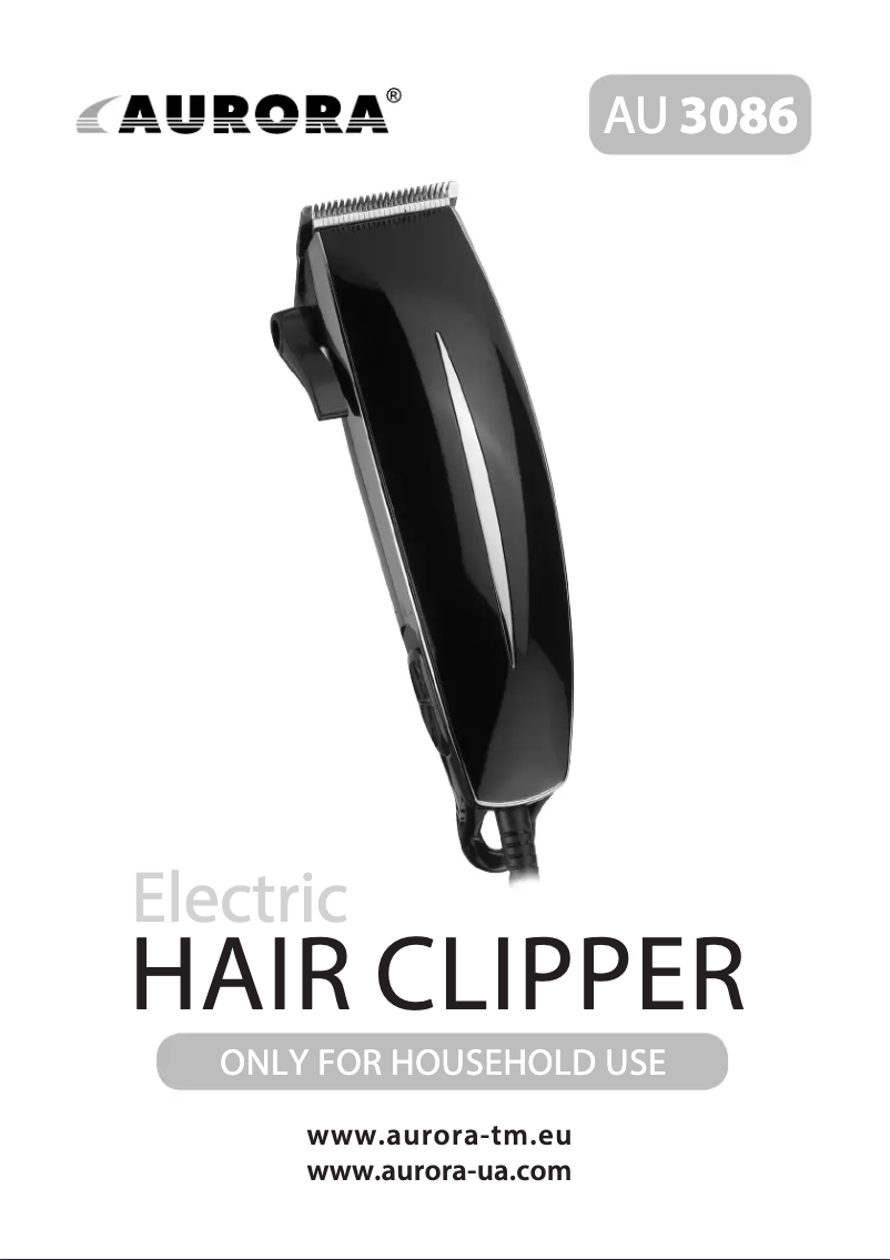 First page image of the manual for AU 3086