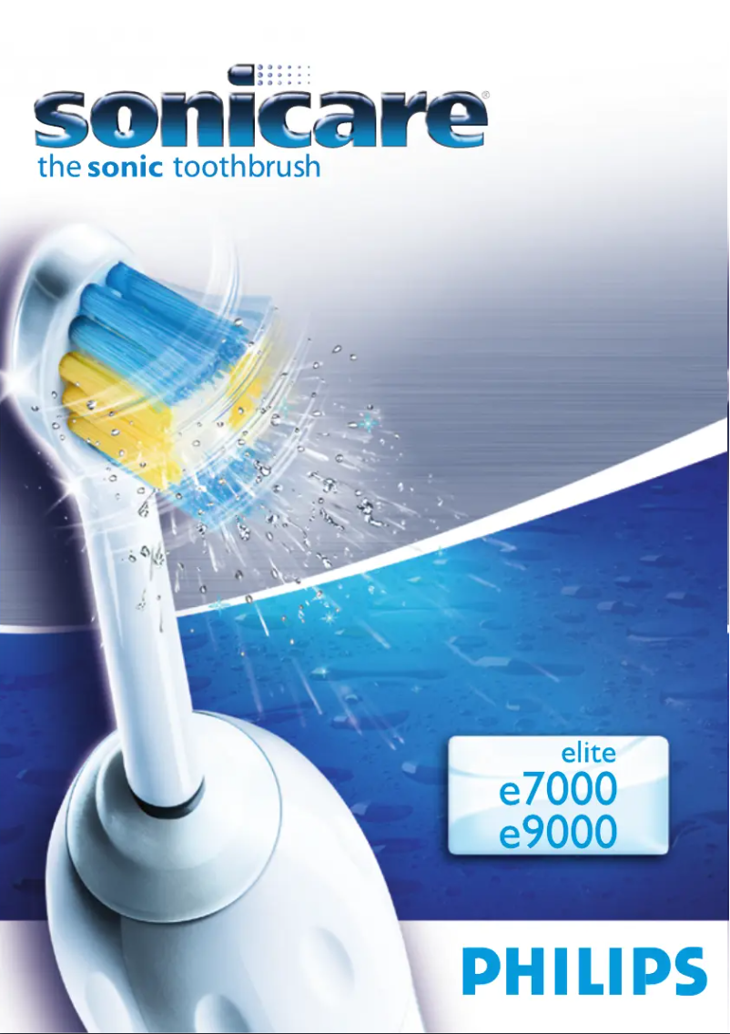 First page image of the manual for Sonicare Elite HX9552
