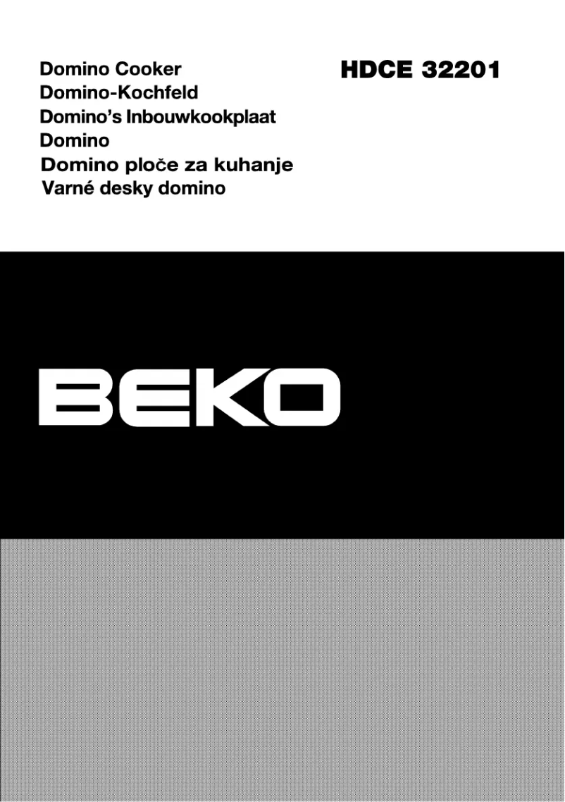 Page 1 of the manual User Manual Beko HDCE 32201 X