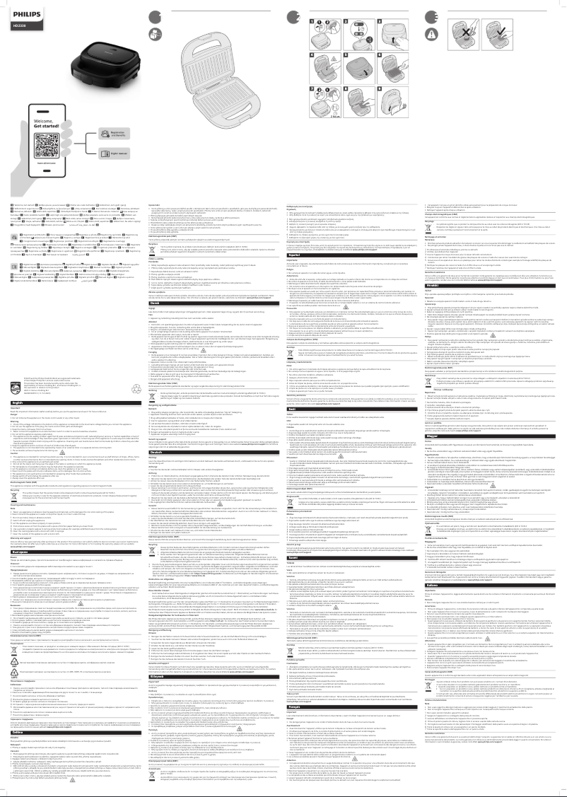 First page image of the manual for HD2330