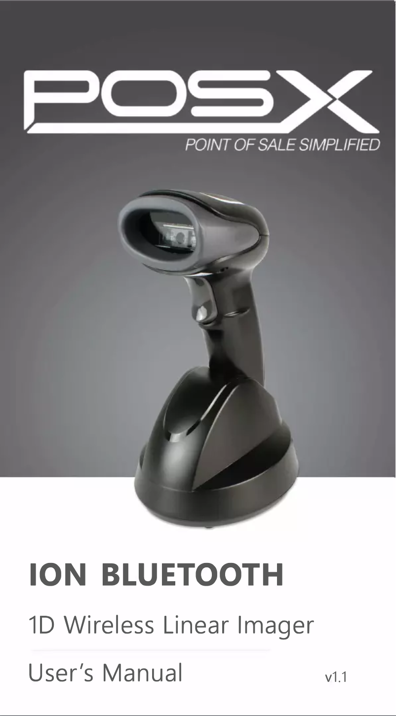 Page 1 de la notice Manuel utilisateur POS-X ION