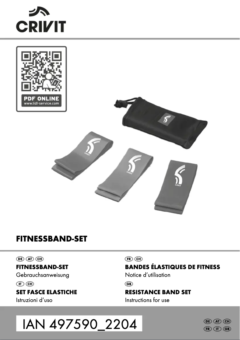 First page image of the manual for IAN 497590