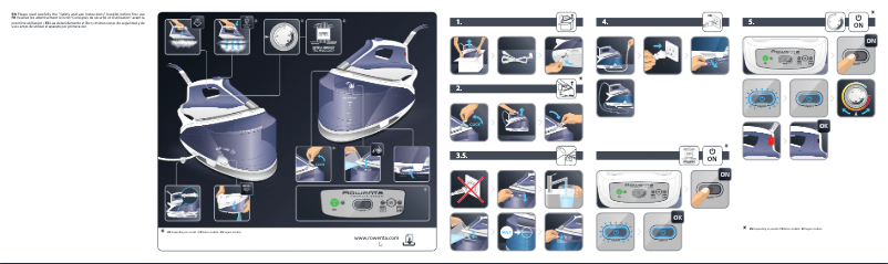 First page image of the manual for Compact Steam Station DG7530