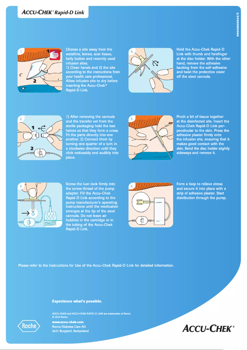 Page 1 of the manual User Manual Accu-Chek Rapid-D Link