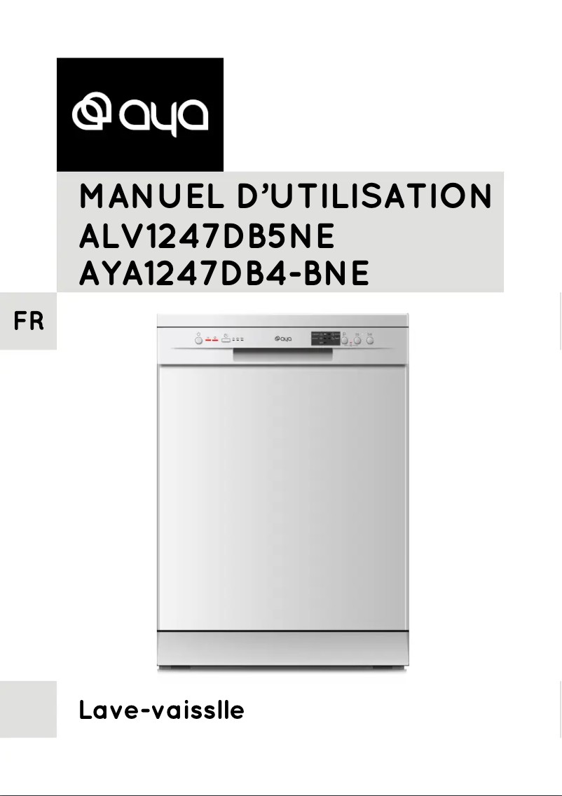 First page image of the manual for ALV1247DB5NE