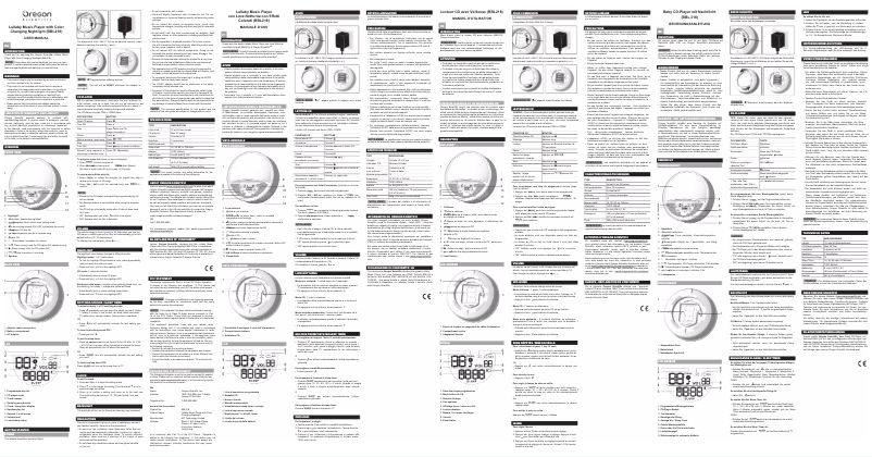 First page image of the manual for BBL218