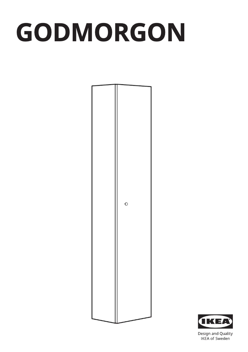 First page image of the manual for GODMORGON 504.812.47