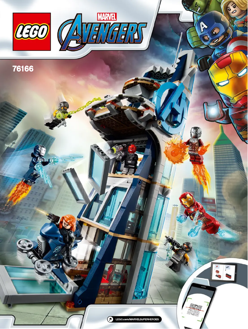 Page 1 of the manual Visual Instructions Lego Marvel Super Heroes 76162