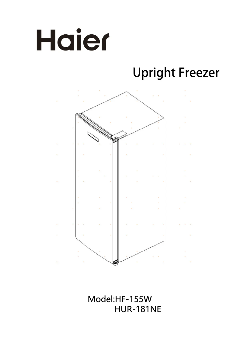 First page image of the manual for HUR-181NE