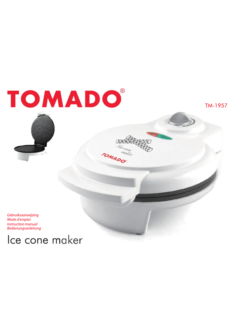 Page 1 of the manual User Manual Tomado TM-1957
