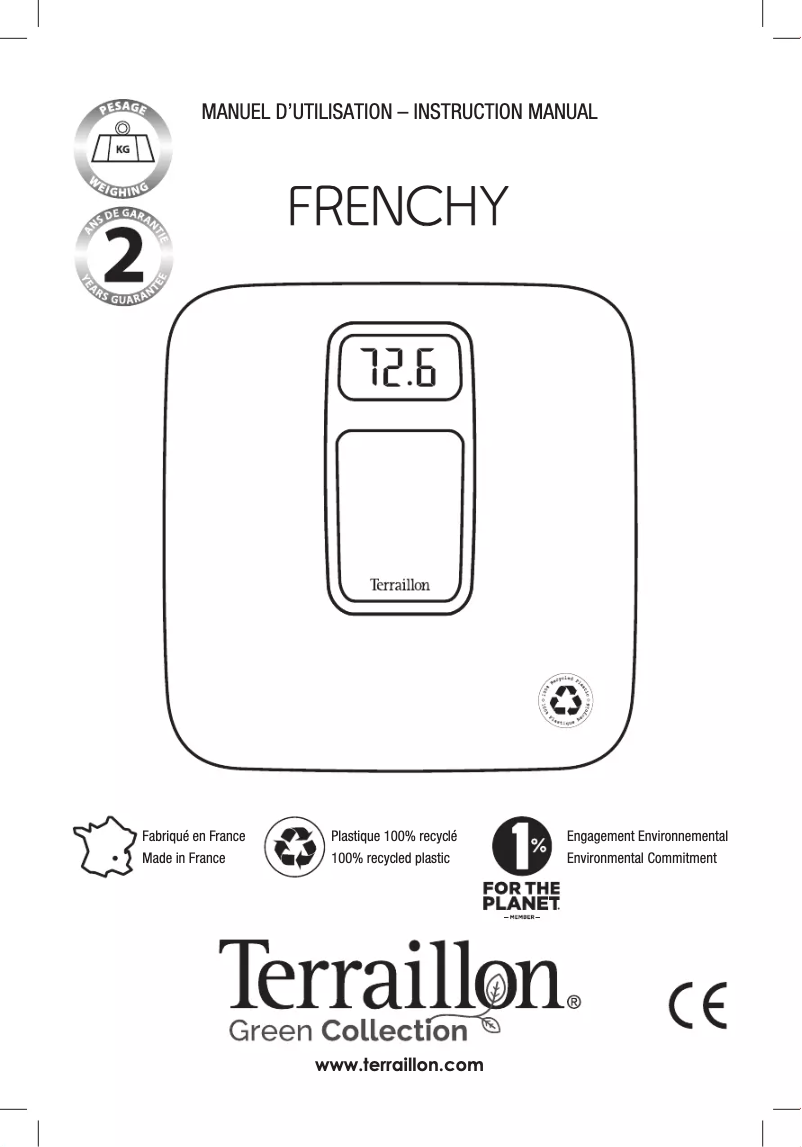 First page image of the manual for Frenchy