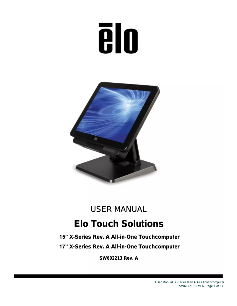 Image de la première page du manuel de l'appareil X7-15