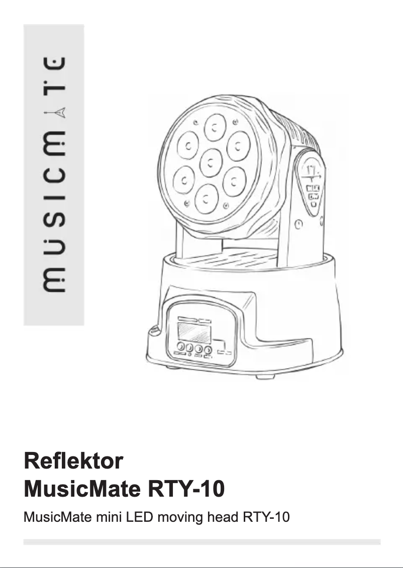 Page 1 of the manual User Manual Musicmate RTY-10