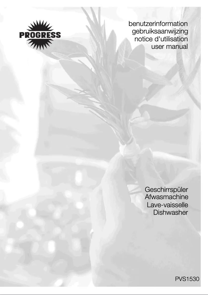 Page 1 of the manual User Manual Progress PVS1530