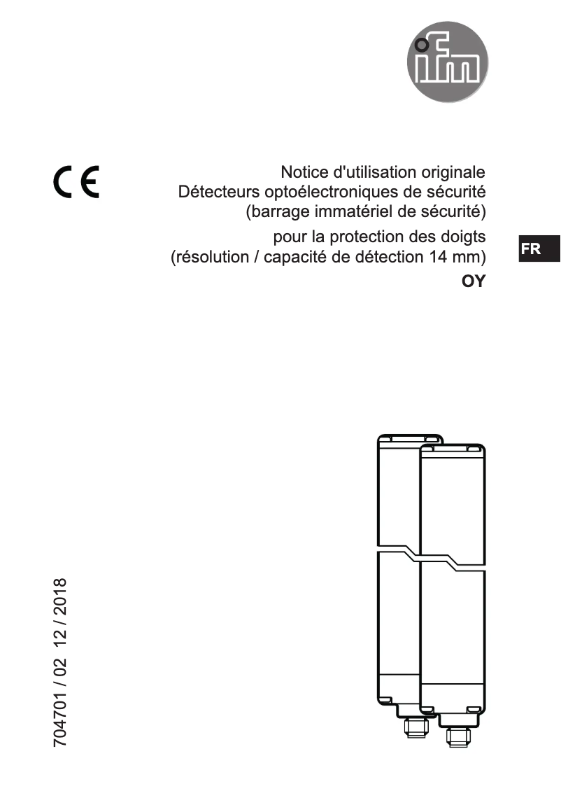 First page image of the manual for OY010S