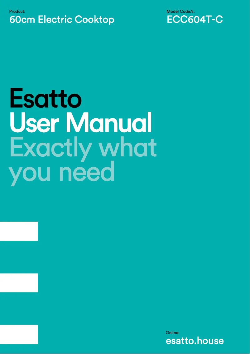 Page 1 of the manual User Manual Esatto EOC6.1