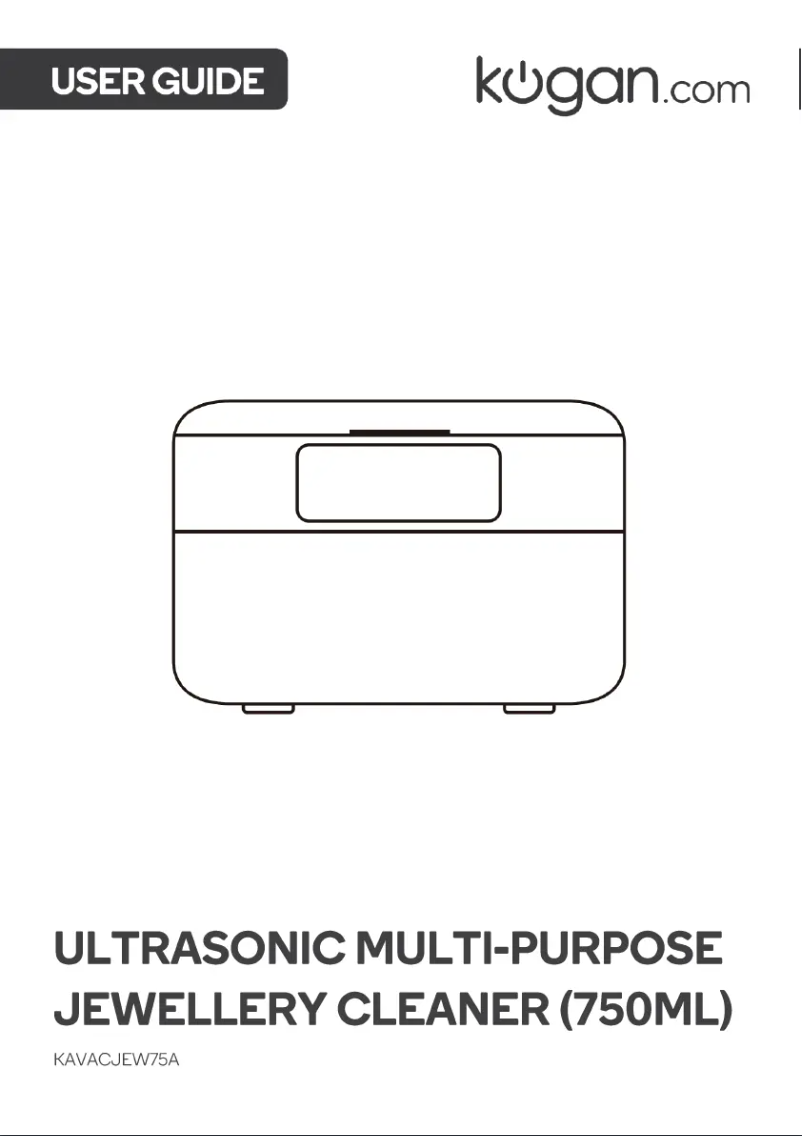 Page 1 of the manual User Manual Kogan KAVACJEW75A