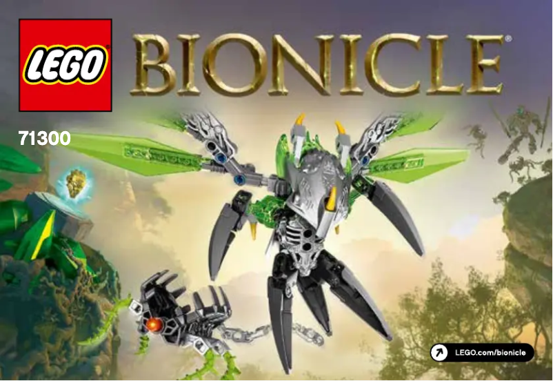 Page 1 of the manual User Manual Lego Bionicle 71300