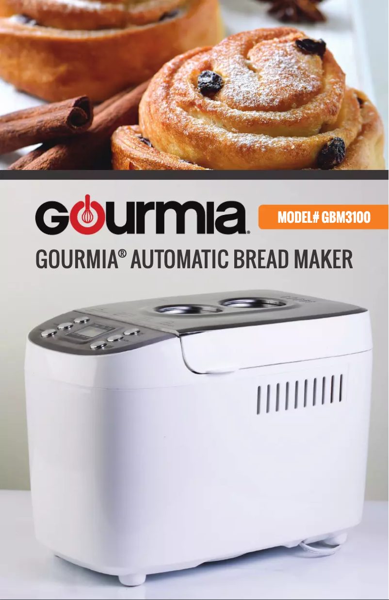 Page 1 of the manual User Manual Gourmia GBM3100