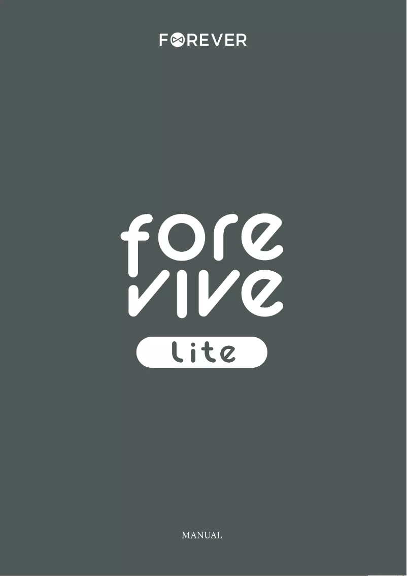 First page image of the manual for Forevive Lite SB-315