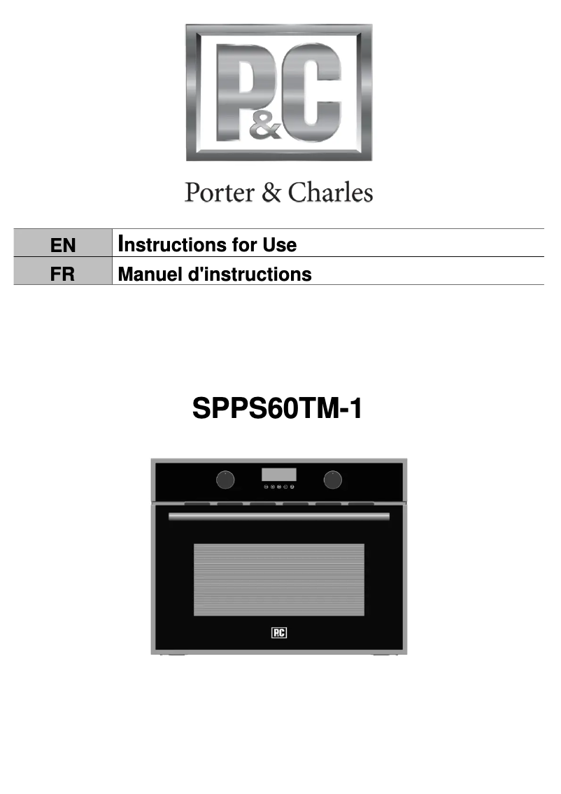 First page image of the manual for SPPS60TM-1
