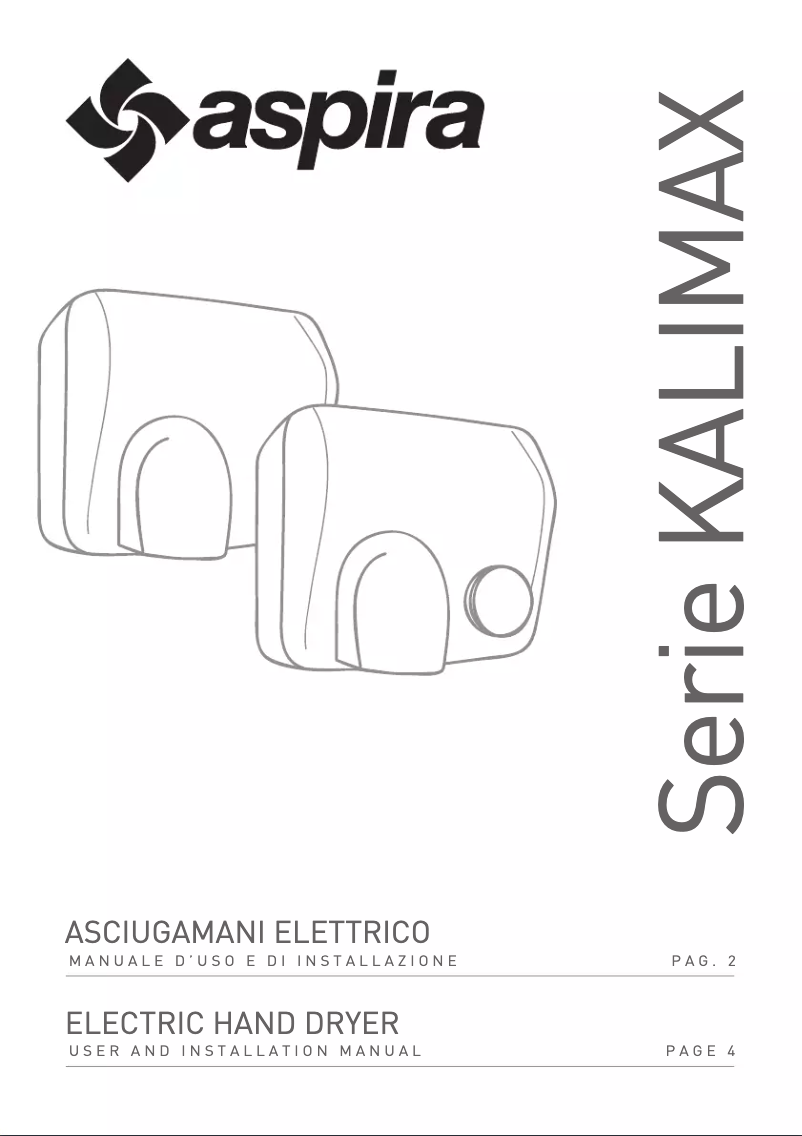 First page image of the manual for KALIMAX 25P