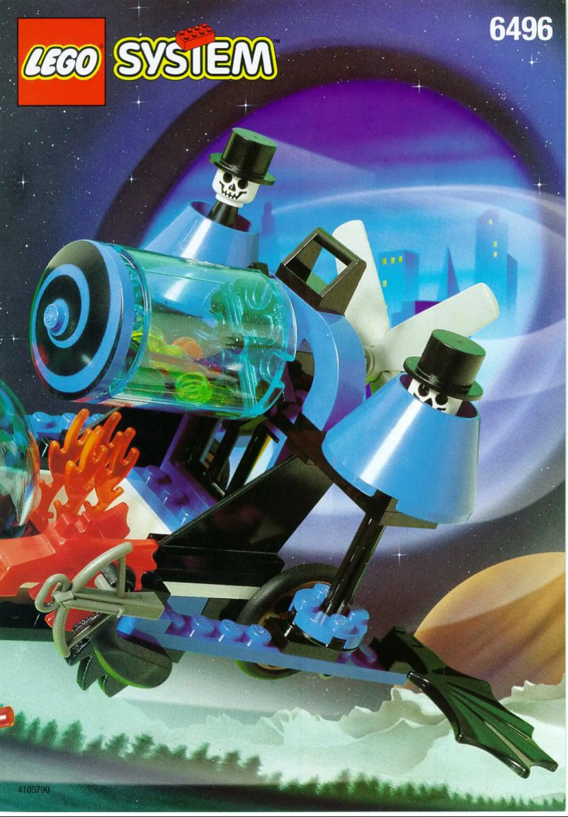 Page 1 of the manual User Manual Lego Time Cruisers 6496