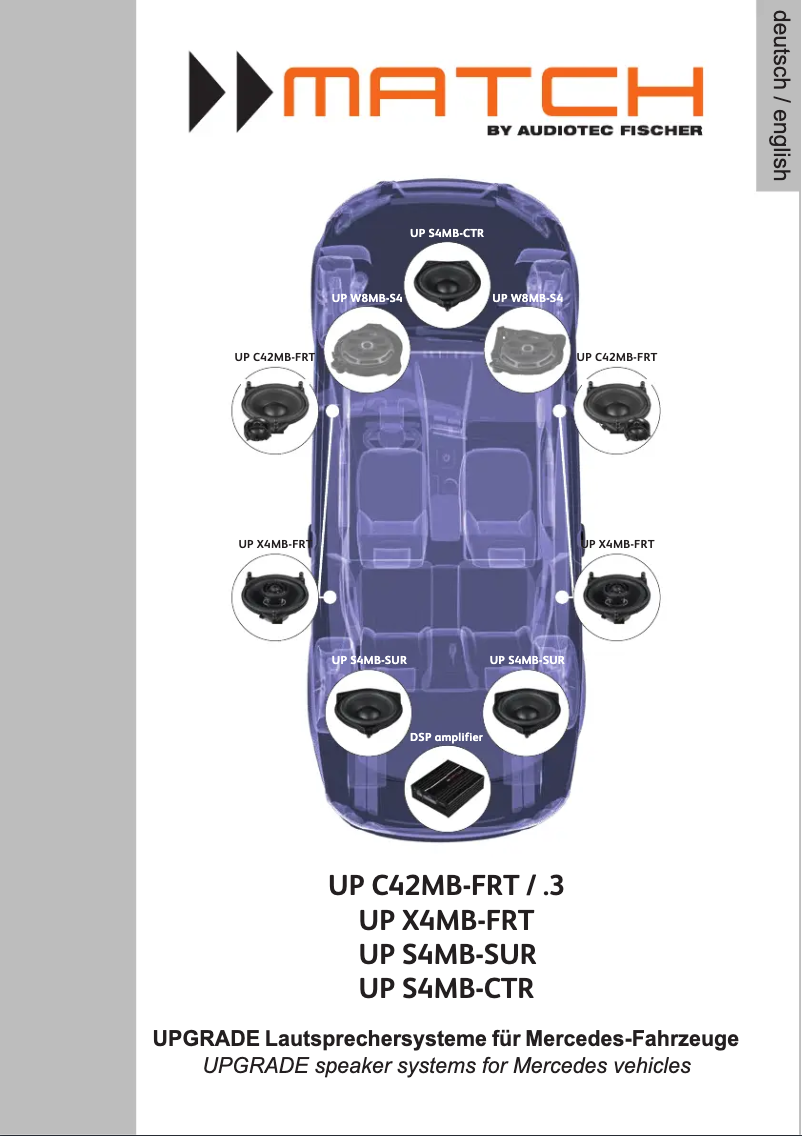 Page 1 of the manual User Manual Match UP C42 MB-FRT