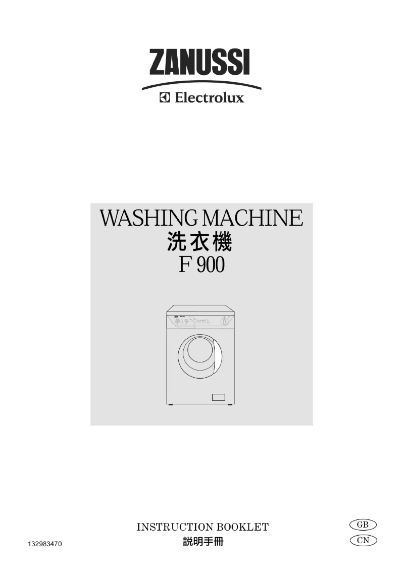First page image of the manual for F 900
