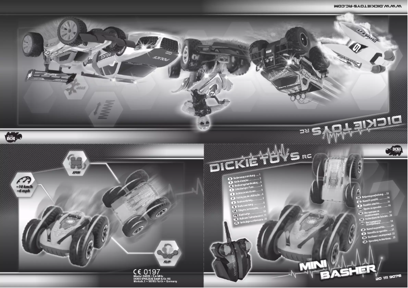 Page 1 of the manual User Manual Dickie Mini Basher