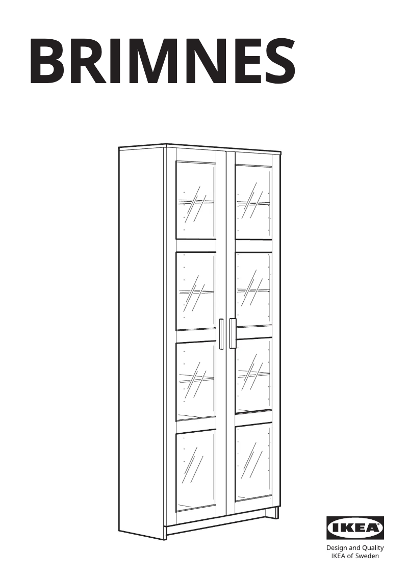 First page image of the manual for BRIMNES 304.098.89