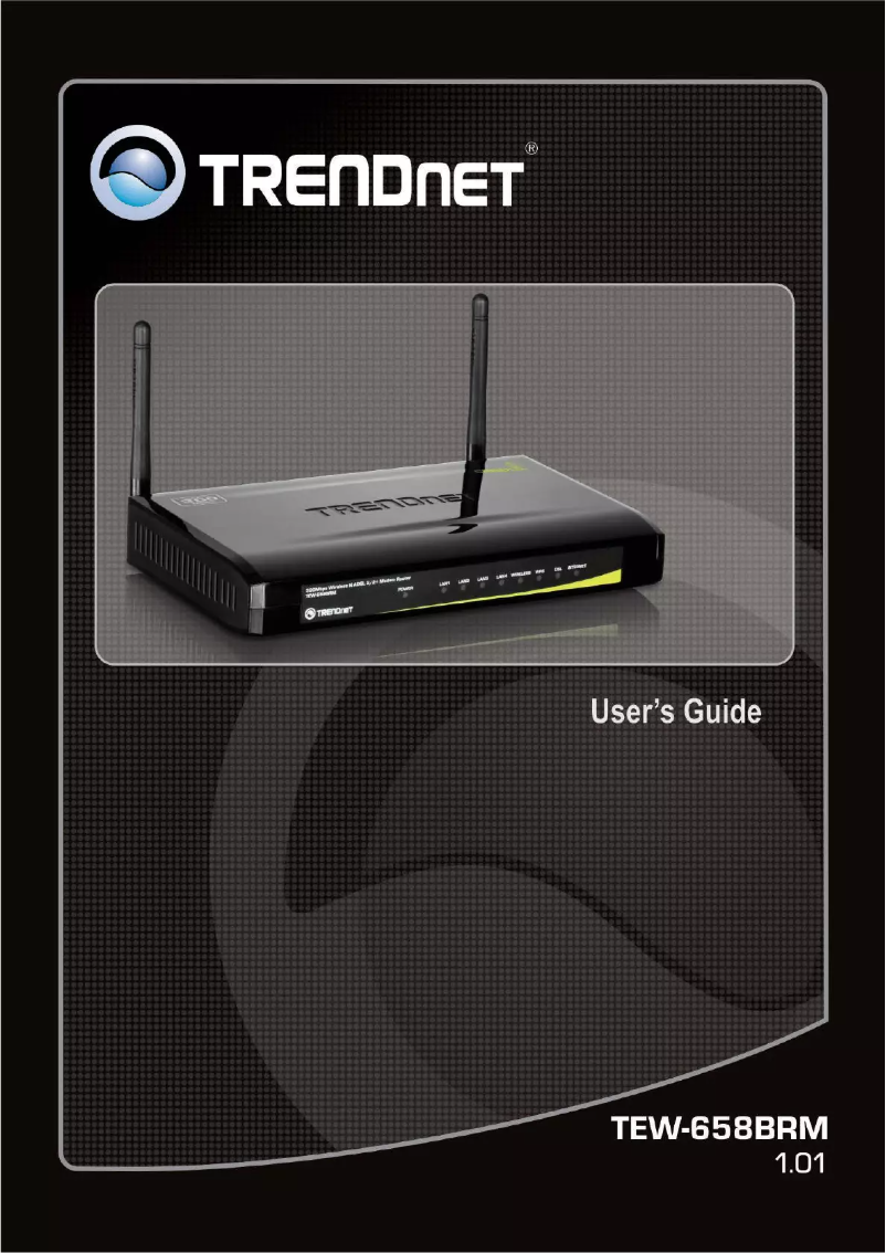 First page image of the manual for TEW-658BRM