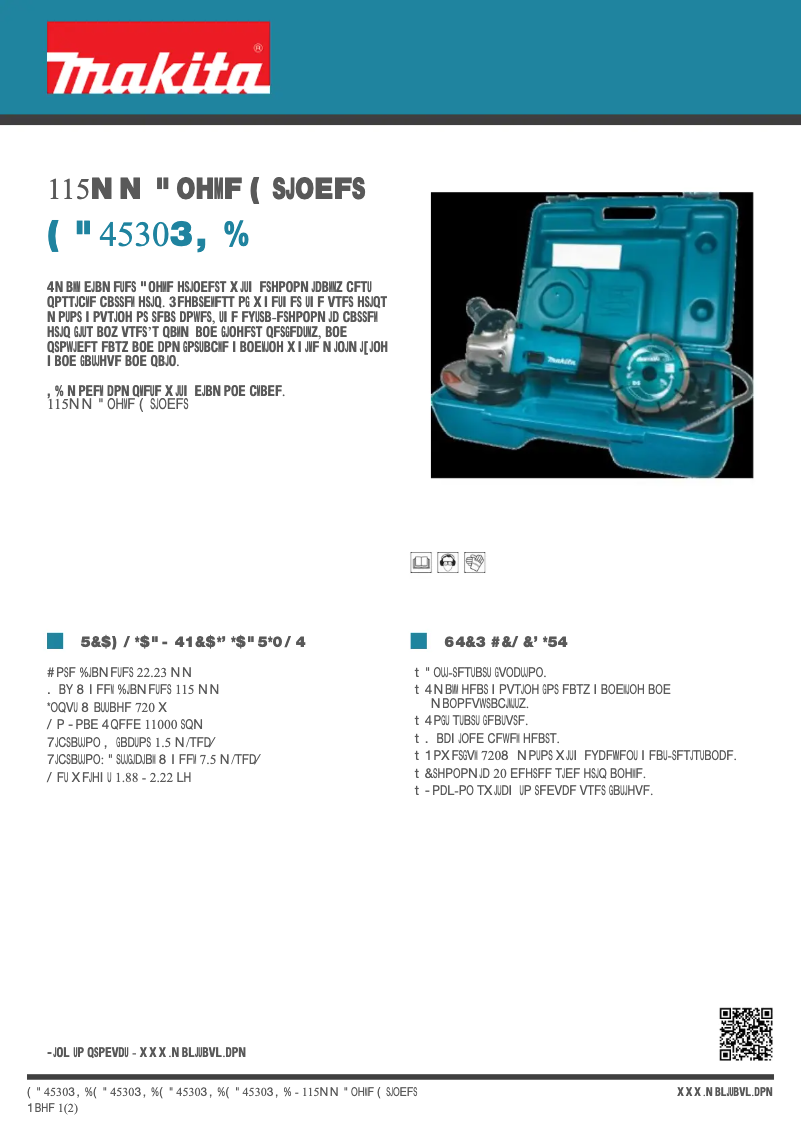 First page image of the manual for GA4530RKD