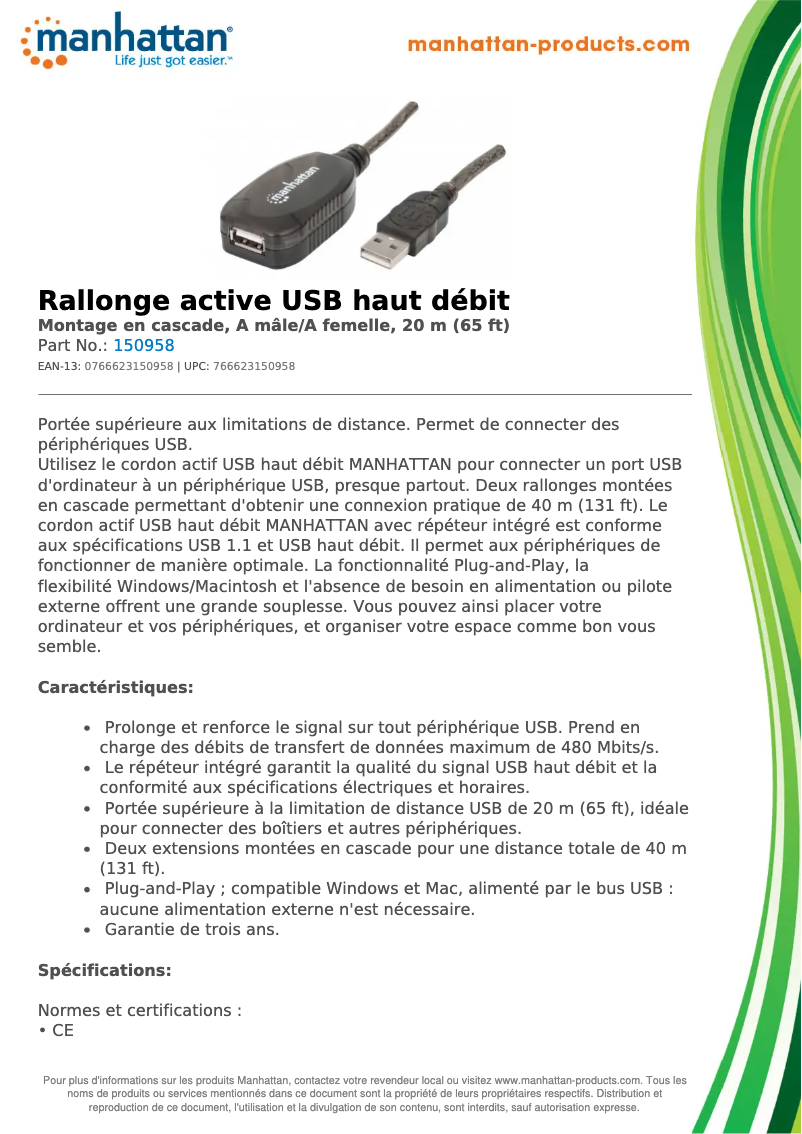 First page image of the manual for 150958