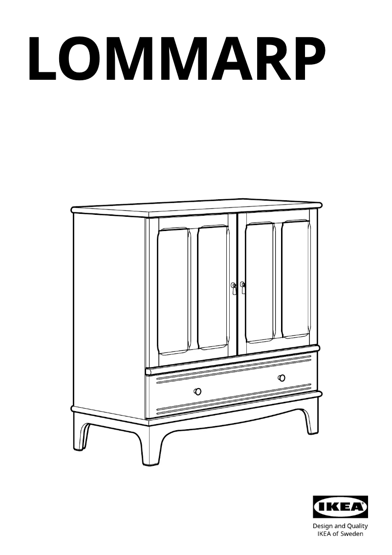 First page image of the manual for LOMMARP 604.154.69