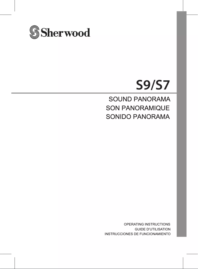 First page image of the manual for S9