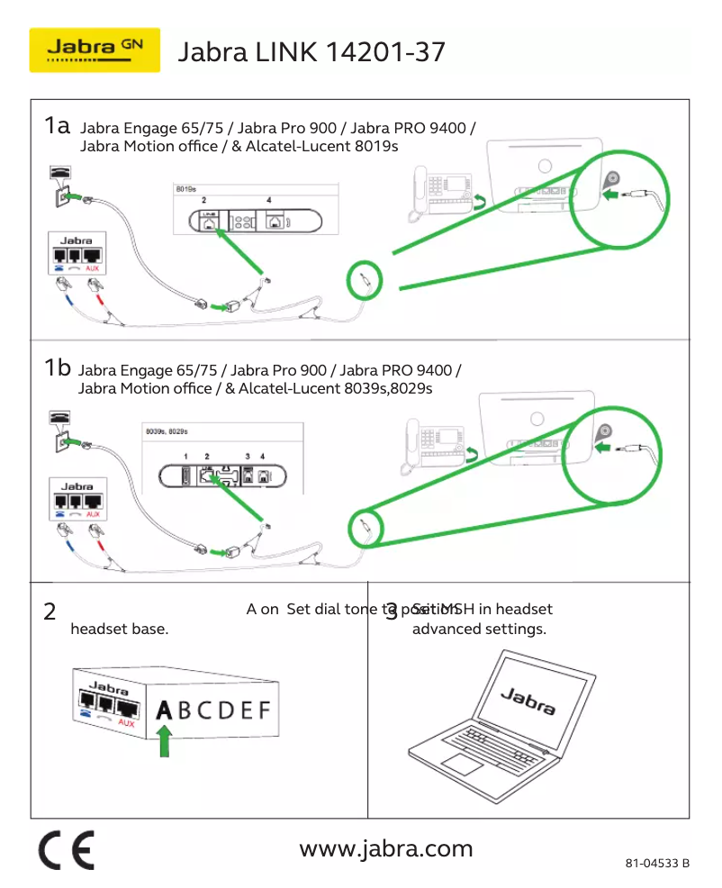 Page 1 of the manual User Manual Jabra 14201-37