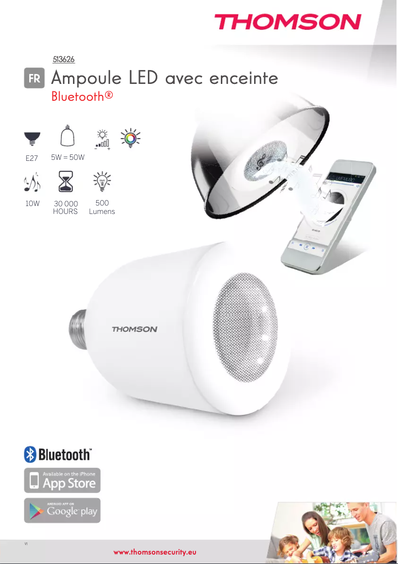 Page 1 of the manual User Manual Thomson 513626