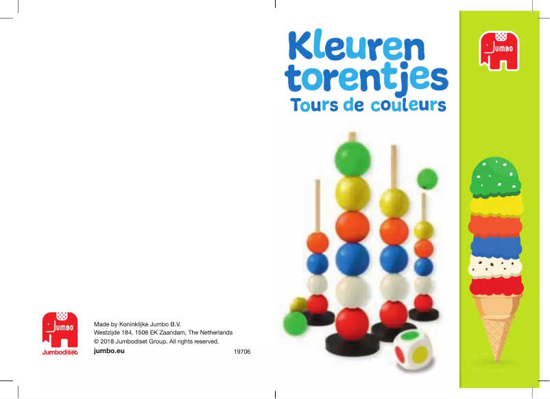 Page 1 of the manual User Manual Jumbo Kleurentorentjes