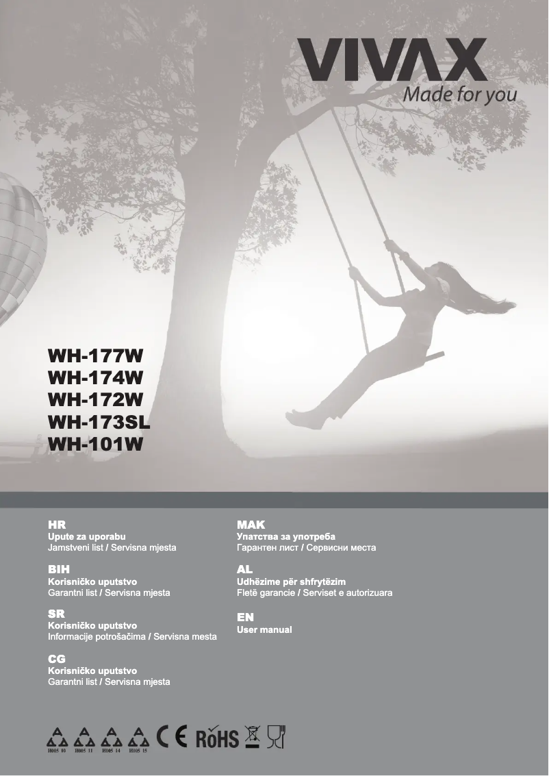 First page image of the manual for WH-174W