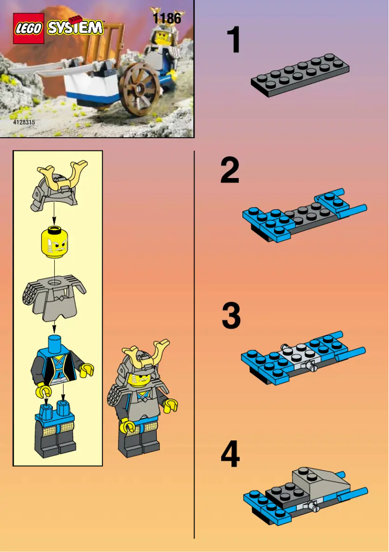 Page 1 of the manual User Manual Lego NINJA WITH SWORDS