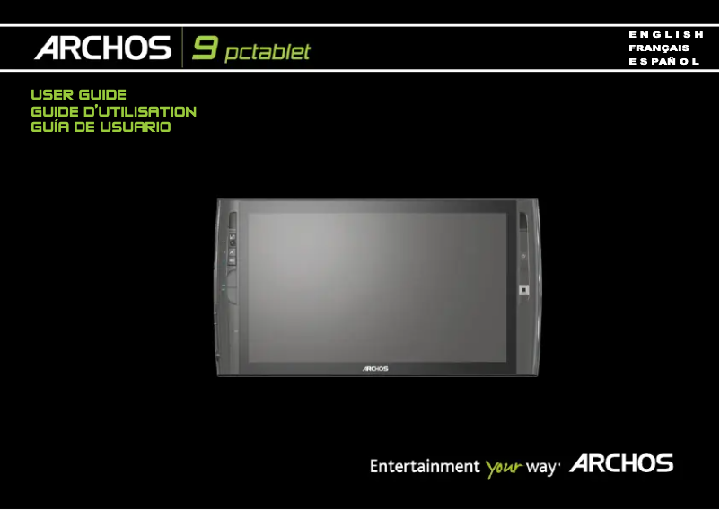 First page image of the manual for 9