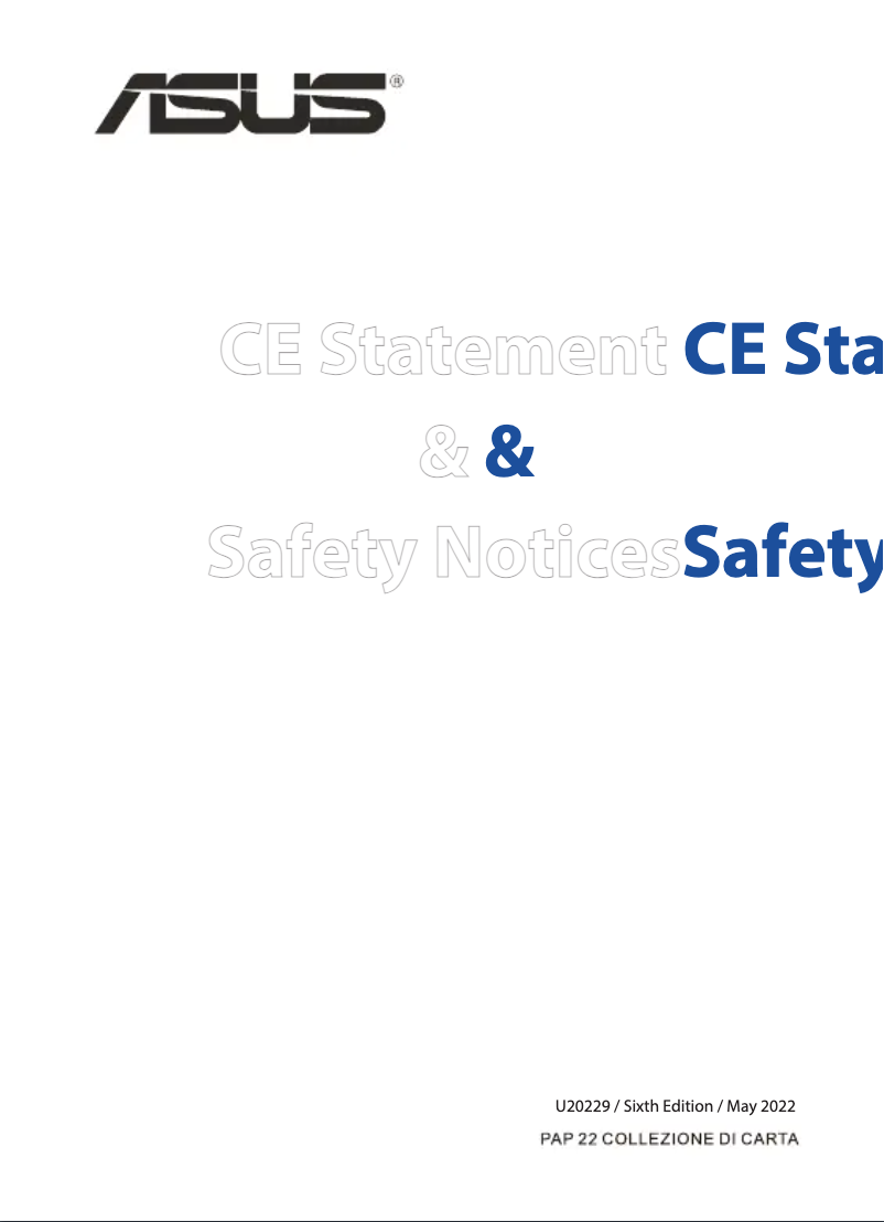 Page 1 of the manual Safety Instructions Asus ZenWiFi XT9