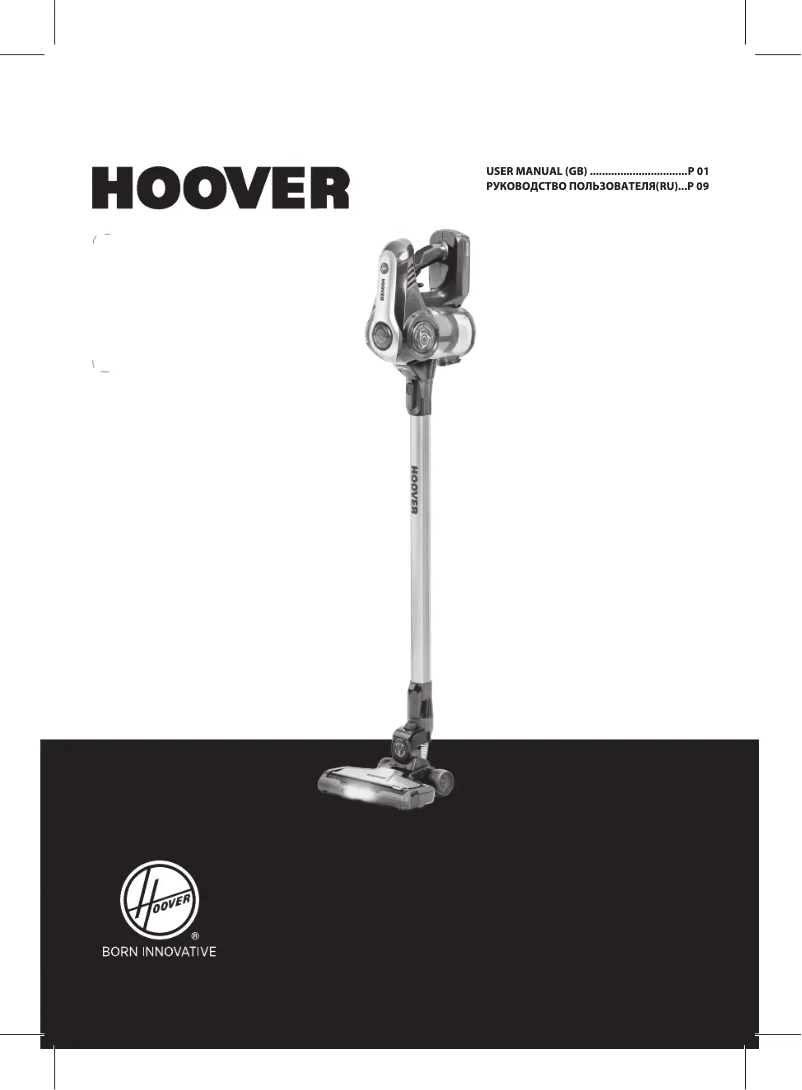 Page 1 of the manual User Manual Hoover Rhapsody RA22AFG 019