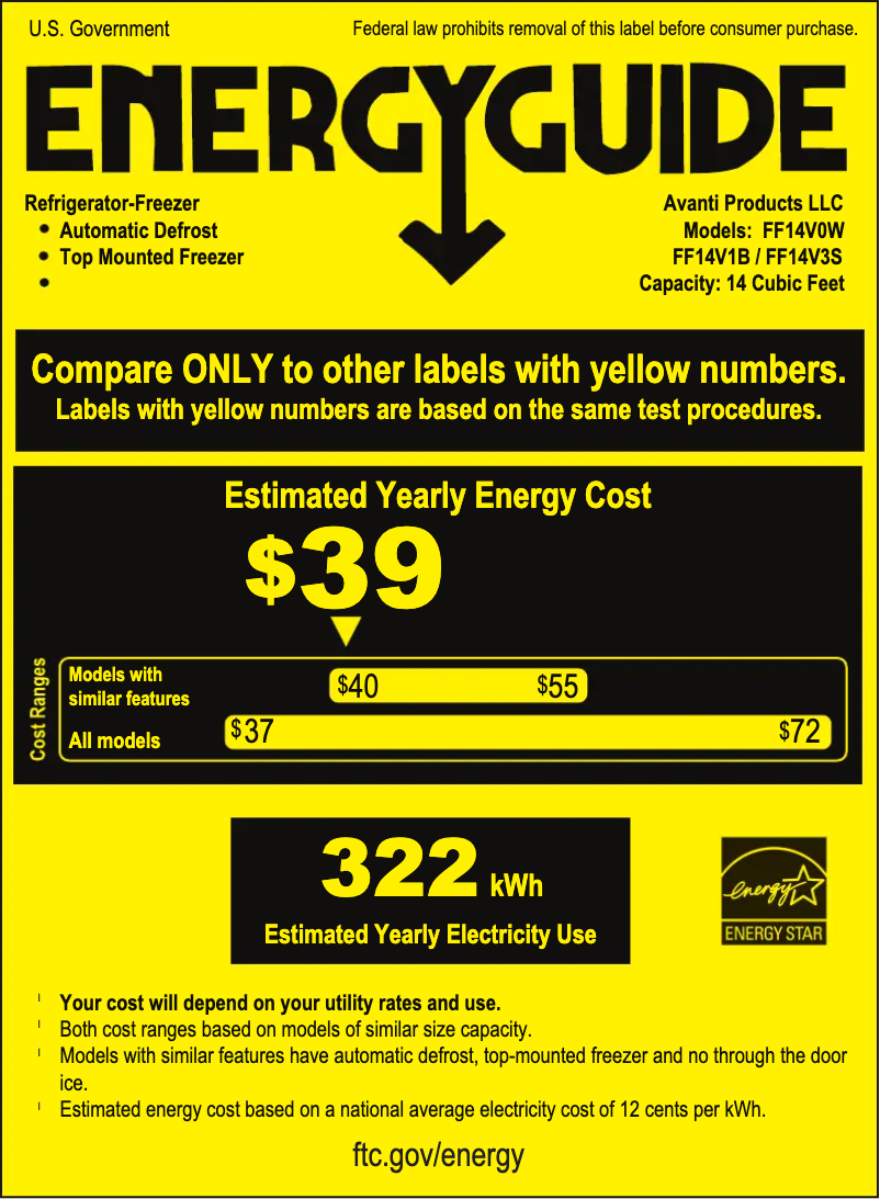 First page image of the manual for FF14V0W