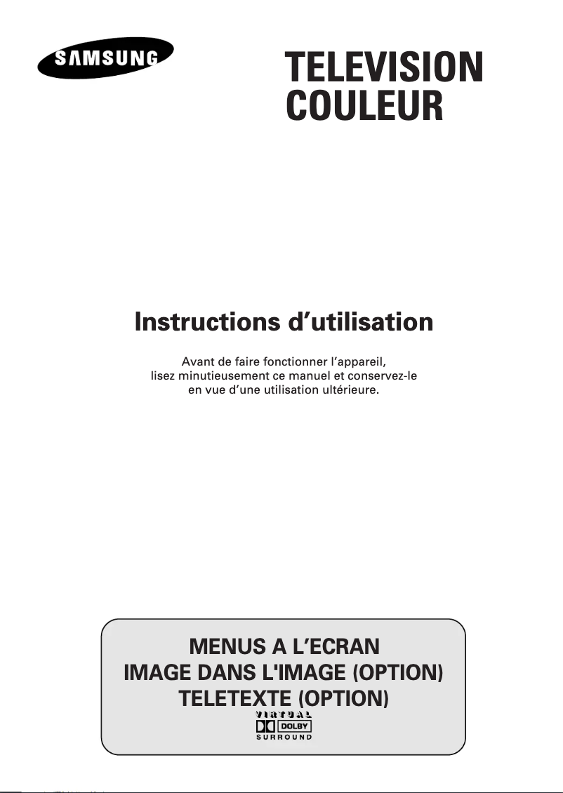 First page image of the manual for CS-29A11SP